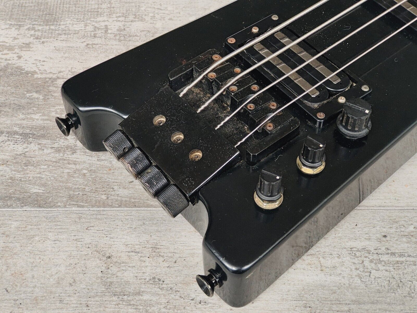 1980's Japanese Headless Paddle Bass (Black)