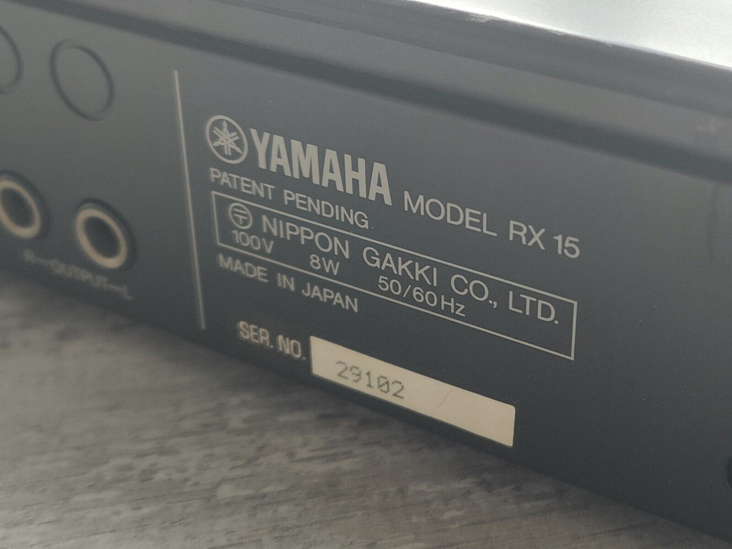 Yamaha RX15 Digital Rhythm Programmer