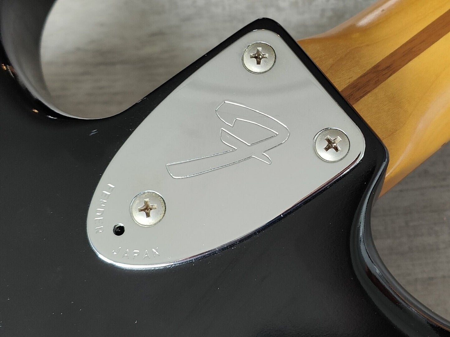 1990's Fender Japan ST-72SC '72 Reissue Scalloped Stratocaster (Black)