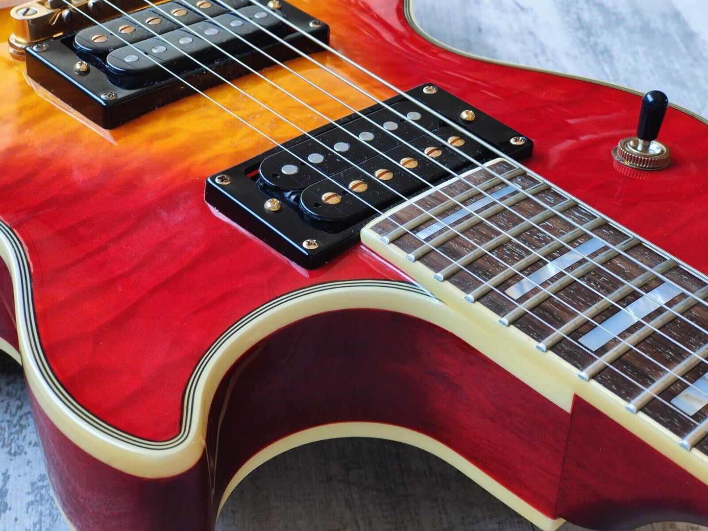 2015 Epiphone Les Paul Custom Prophecy Plus (Cherry Sunburst)