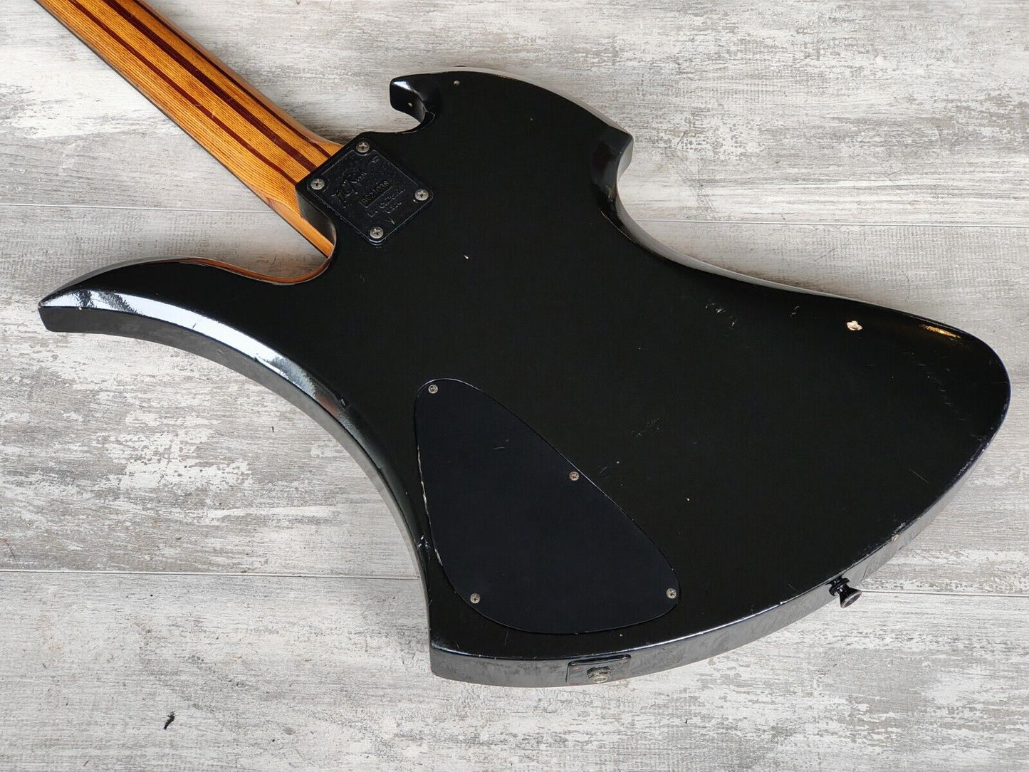 1989 BC Rich Japan NJ Series MB-857 Mockingbird Bass (Black)