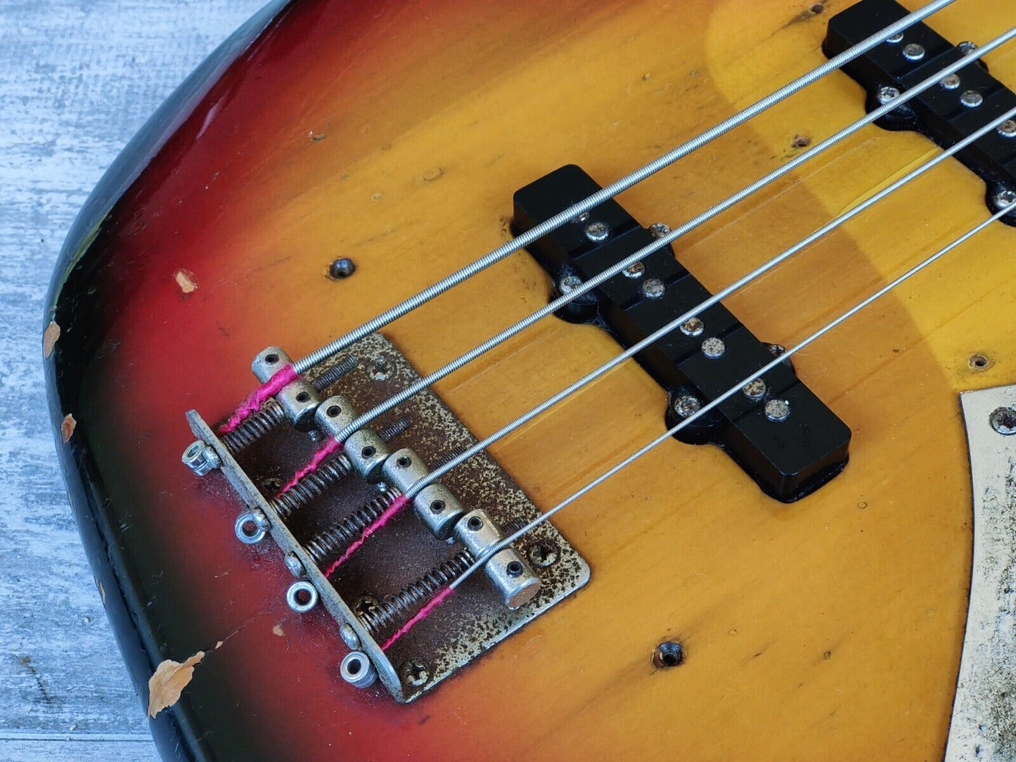 1977 Greco Japan JB500S 70's Reissue Jazz Bass (Sunburst)