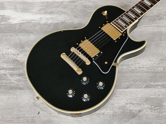 1989 Greco Japan EGC-650 Les Paul Custom w/"Soft V" Neck Profile (Ebony)