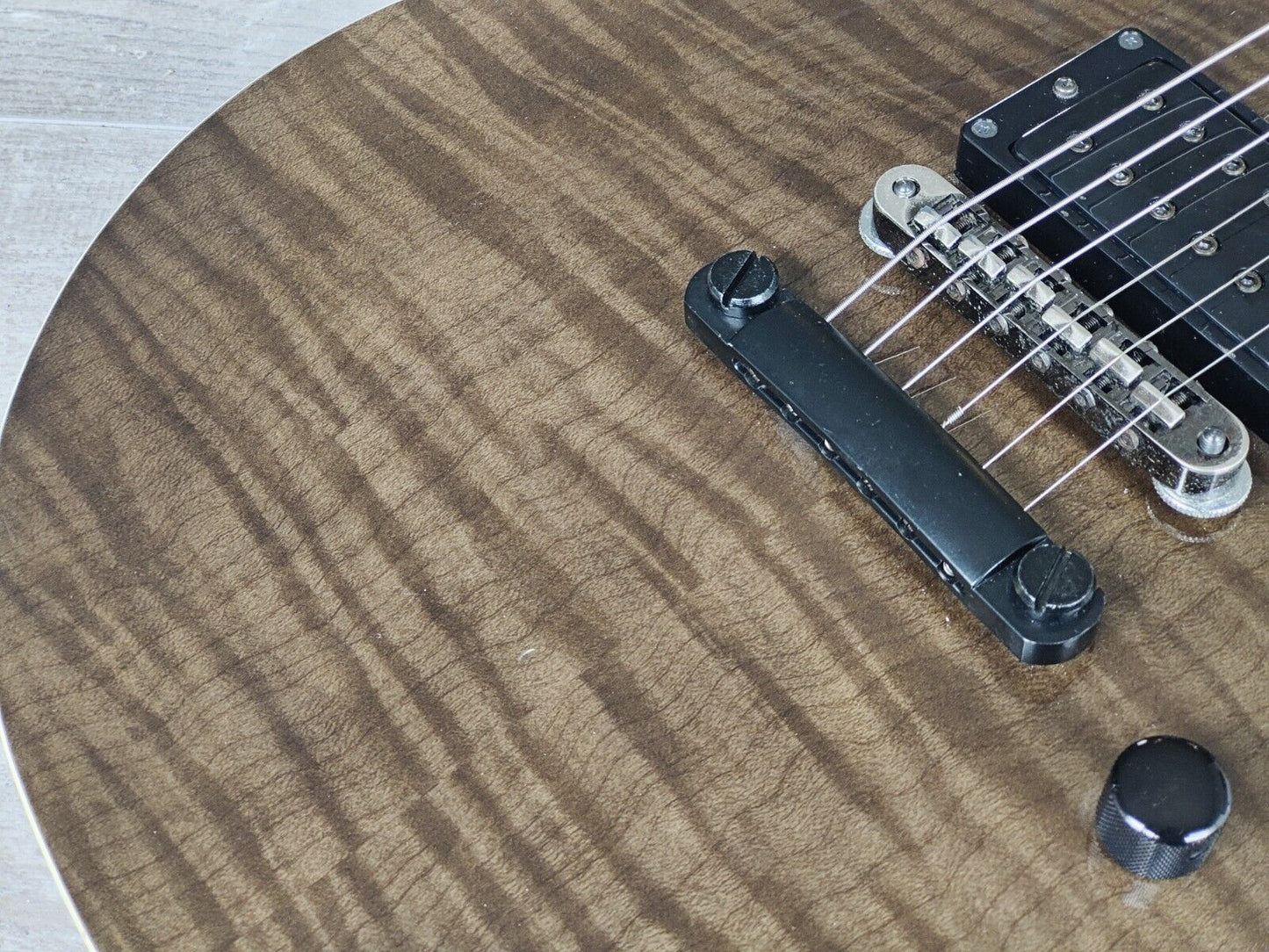 2001 Burny LG-550 Les Paul (Flame Grey/Black)