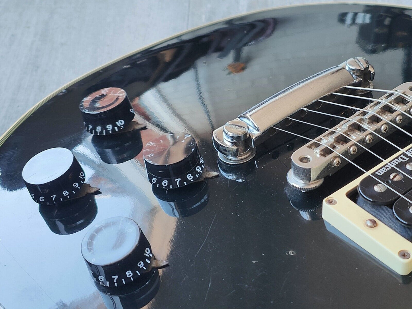 1977 Greco Japan EG-600PB Les Paul Custom Black Beauty (Ebony)