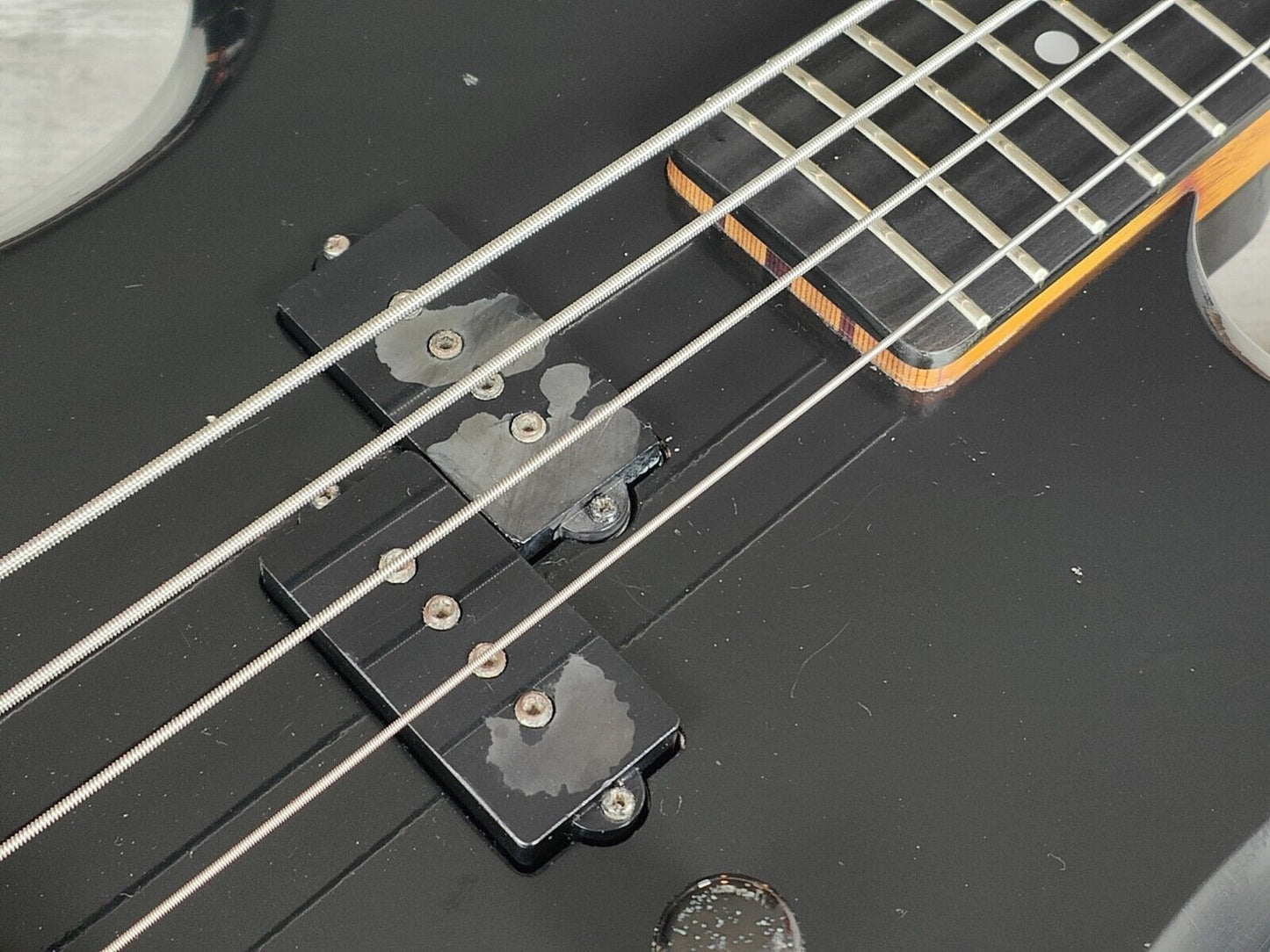 1989 BC Rich Japan NJ Series MB-857 Mockingbird Bass (Black)