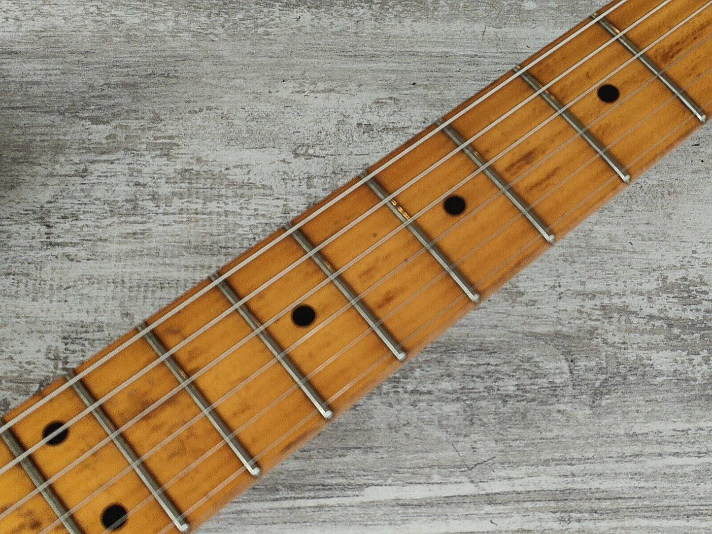 1977 Greco Japan (Fujigen) SE-500 Super Sound Stratocaster (Antique Sunburst)