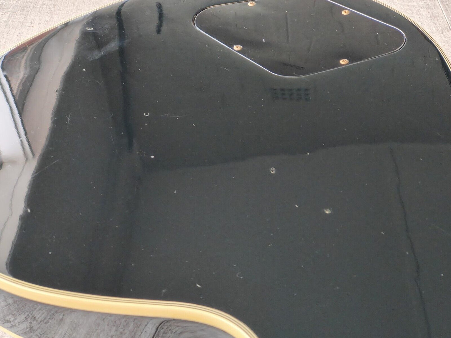 1989 Greco Japan EGC-650 Les Paul Custom w/"Soft V" Neck Profile (Ebony)