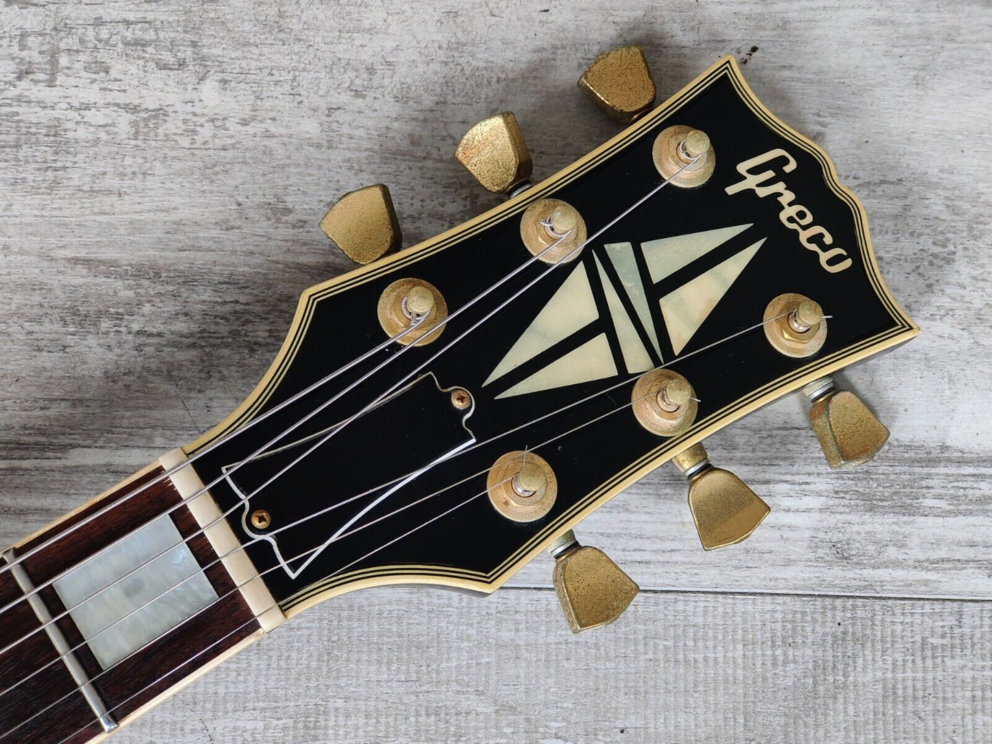 1989 Greco Japan EGC-650 Les Paul Custom w/"Soft V" Neck Profile (Ebony)