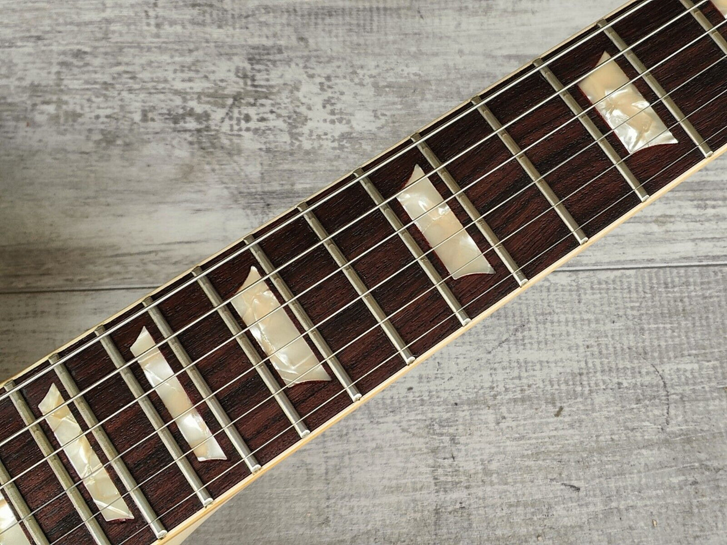 1989 Burny (by Fernandes Japan) RFB-80 Reverse Firebird (Vintage White)