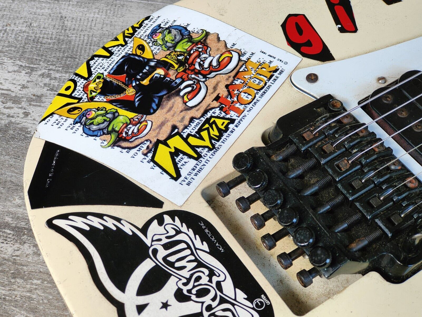 1987 Ibanez Japan RG550 Modified Superstrat - Duncan/Dimarzio Pickups (White)