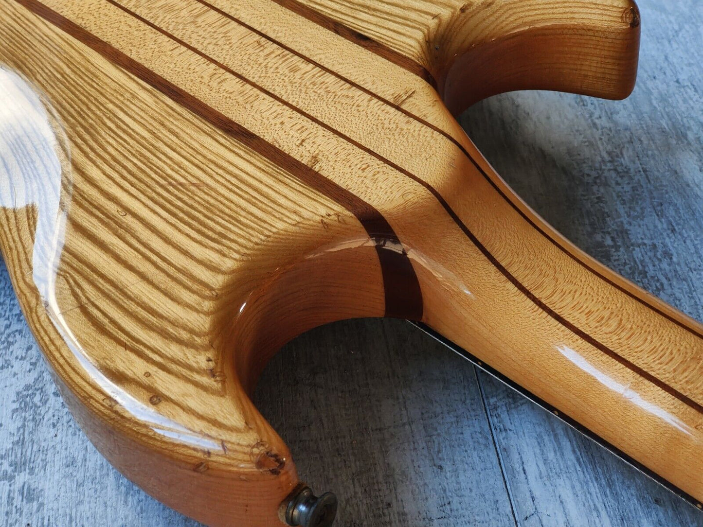 1979 Aria Pro II Japan (Matsumoku) TS-600 Neckthrough Double Cutaway (Natural)