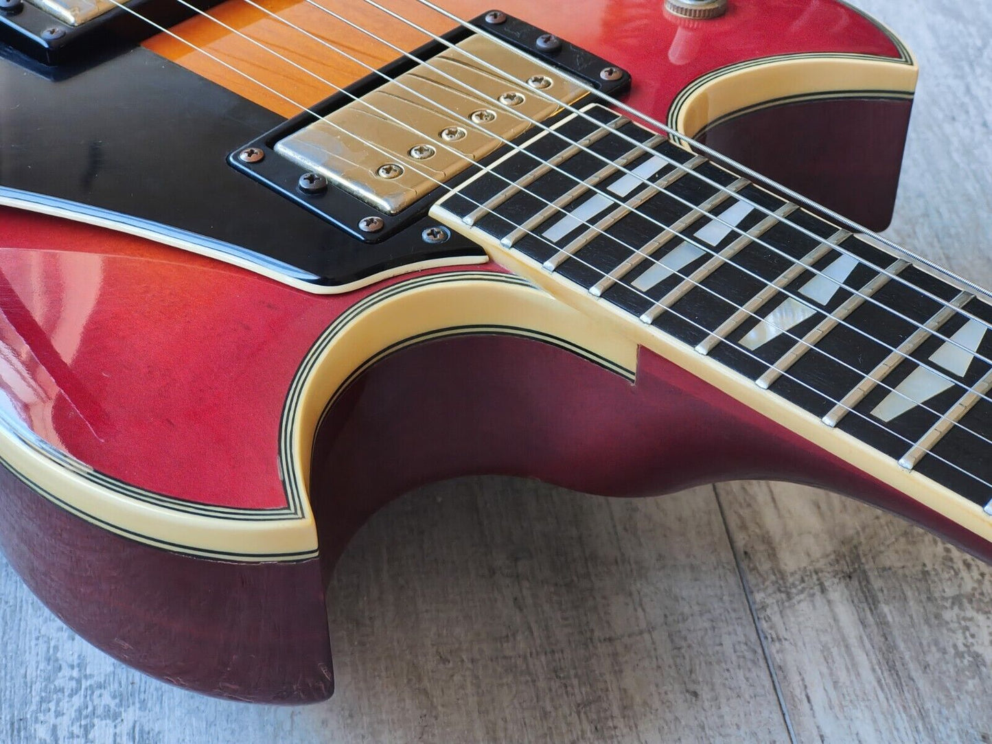 1979 Yamaha Japan SG-2000 Neckthrough Double Cutaway w/Tremolo (Cherry Sunburst)