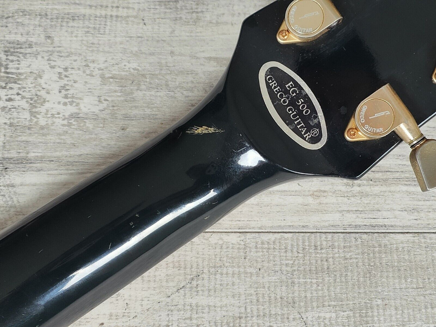 1981 Greco Japan Super Power Series EG-500C Les Paul Custom (Ebony)