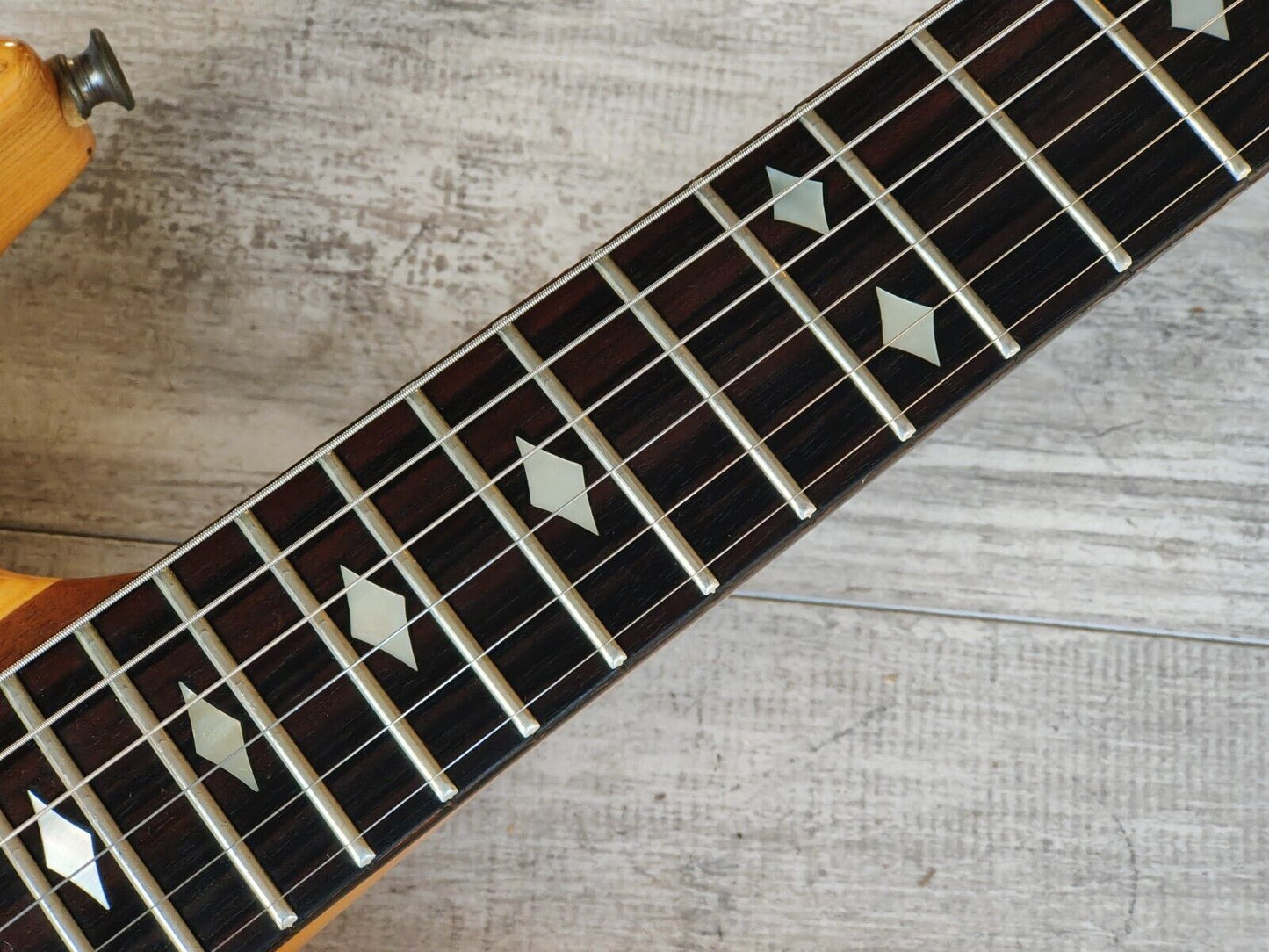 1979 Aria Pro II Japan (Matsumoku) TS-600 Neckthrough Double Cutaway (Natural)