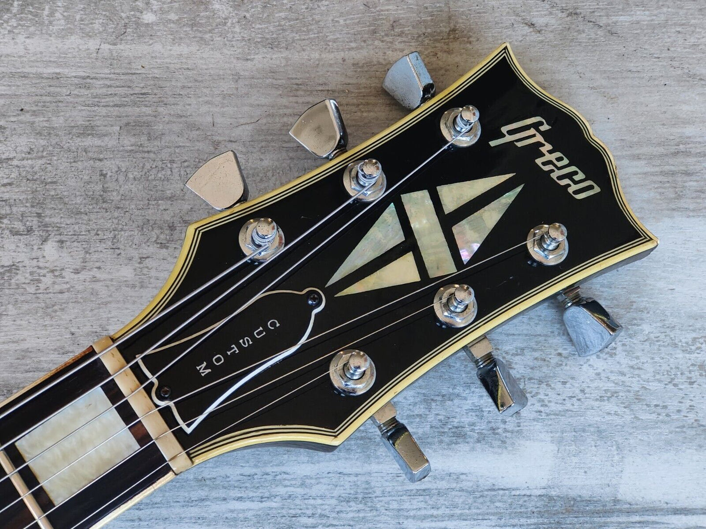 1977 Greco Japan EG-600PB Les Paul Custom Black Beauty (Ebony)