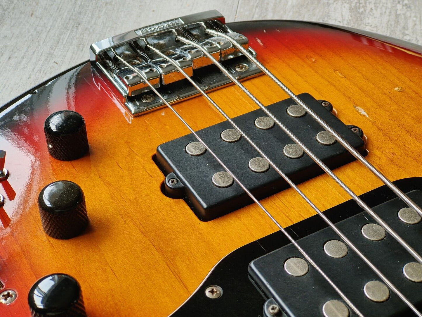 2002 Fernandes Japan FRB-65 Atlas Bass w/Bartolini Preamp (Sunburst)