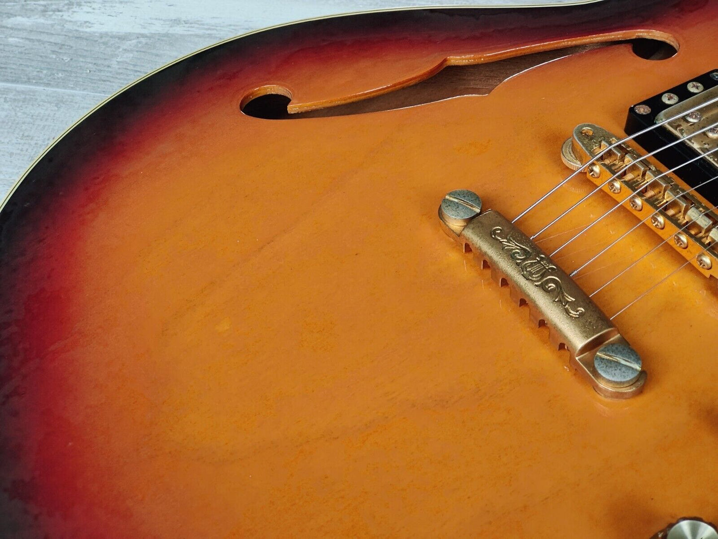 1988 Yamaha SA-2100 ES-335 Semi Hollowbody Electric Guitar (Sunburst)