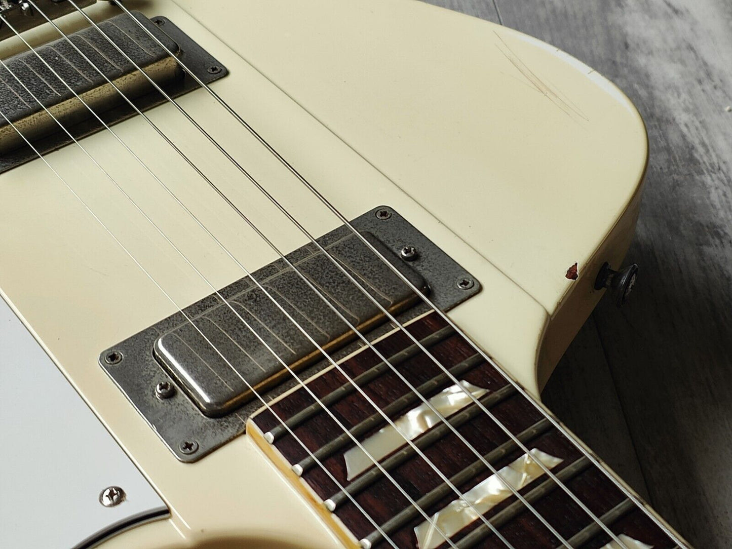 1989 Burny (by Fernandes Japan) RFB-80 Reverse Firebird (Vintage White)
