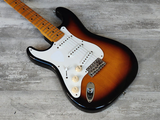 2006 Fender Japan ST57-72L LH Left Handed '57 Reissue Stratocaster (Sunburst)
