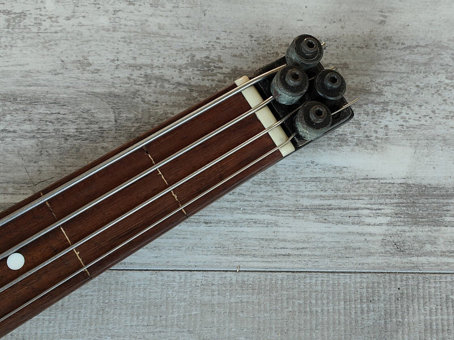 1980's Yamaha Japan MBX Motion B Headless/Fretless Medium Scale Bass (Black)