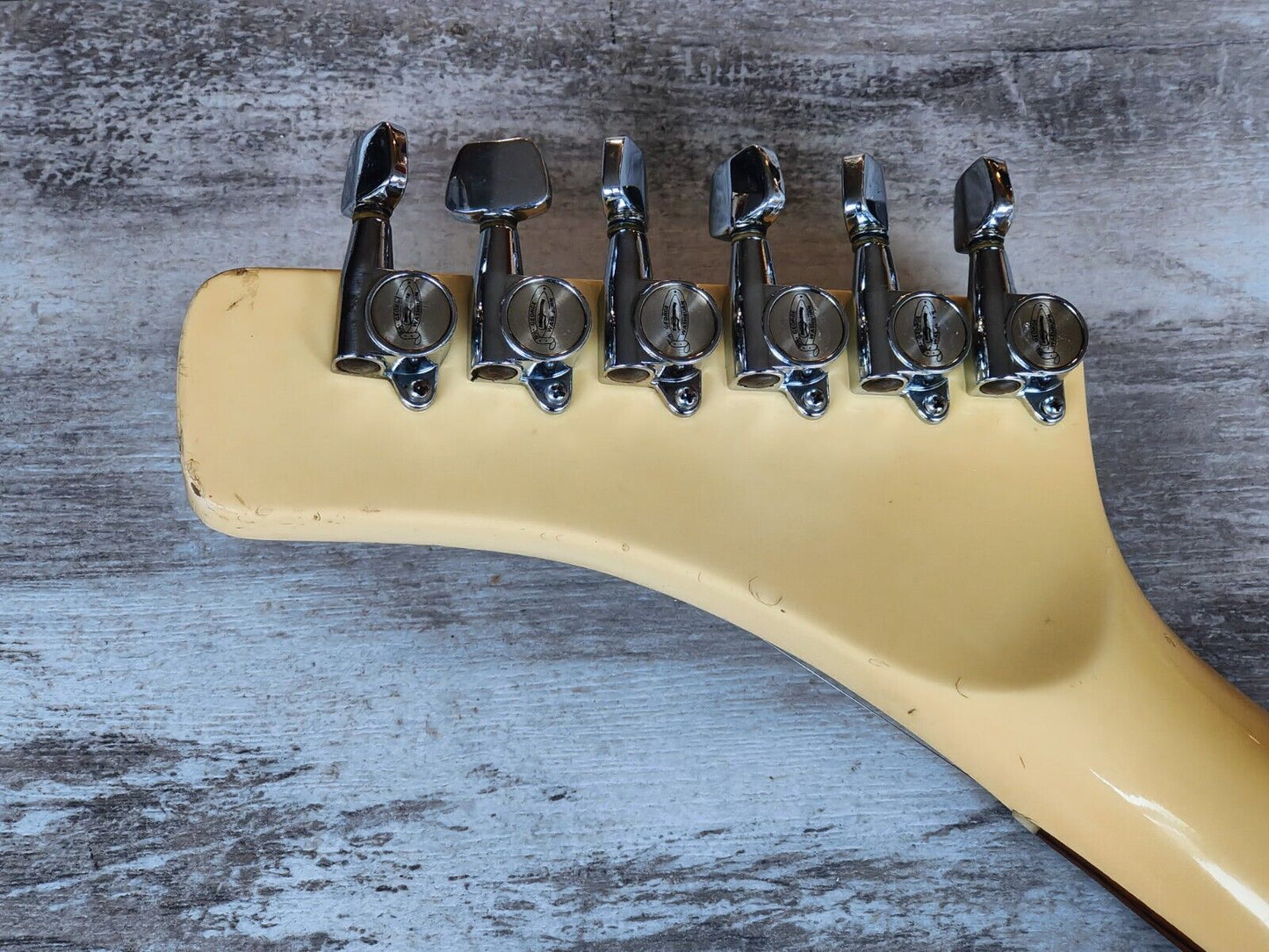 1983 Washburn Japan A-10 Stage Series Explorer (White)