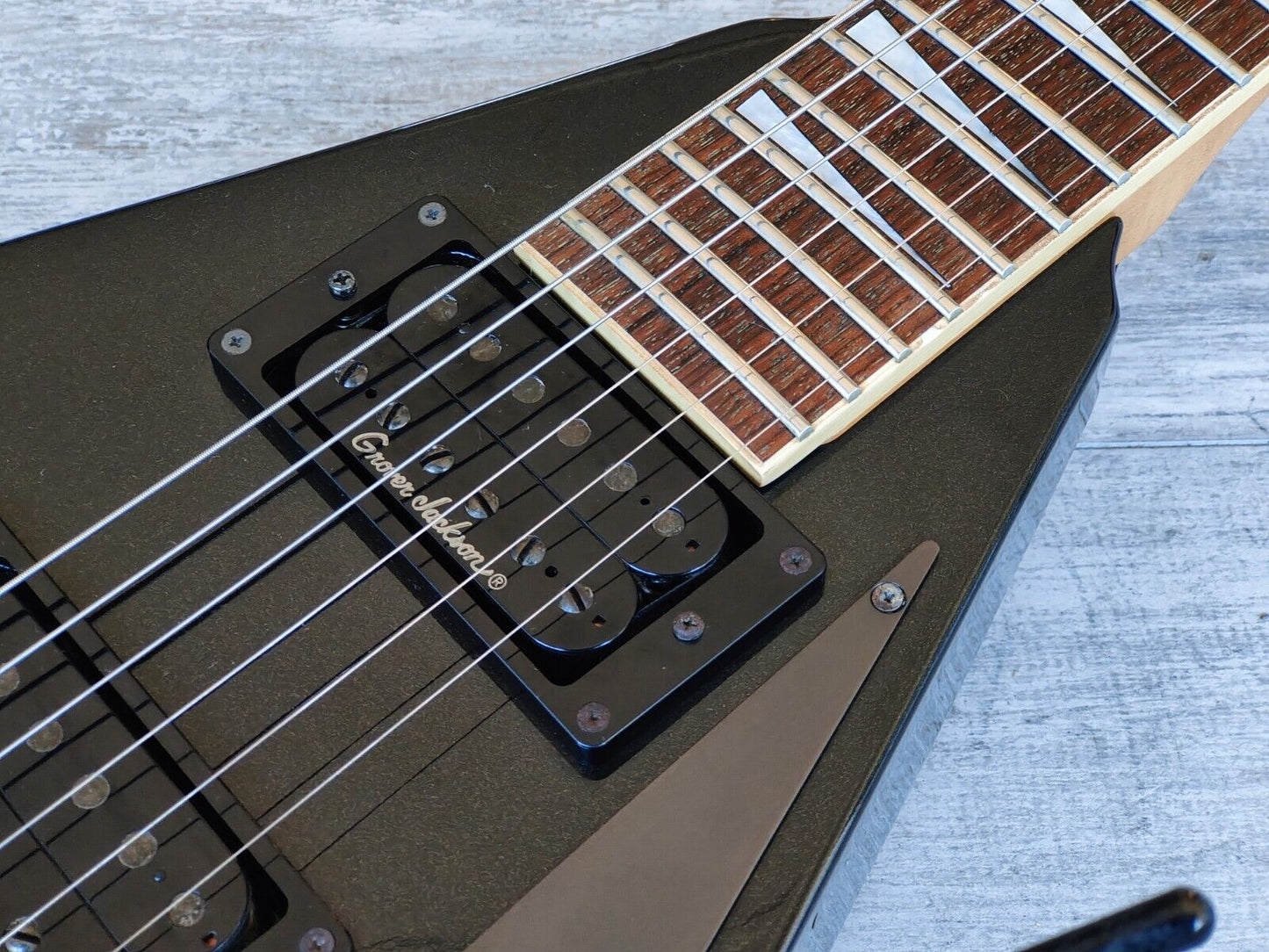 1997 Grover Jackson Japan RR.P-75 Randy Rhoads Flying V (Black)