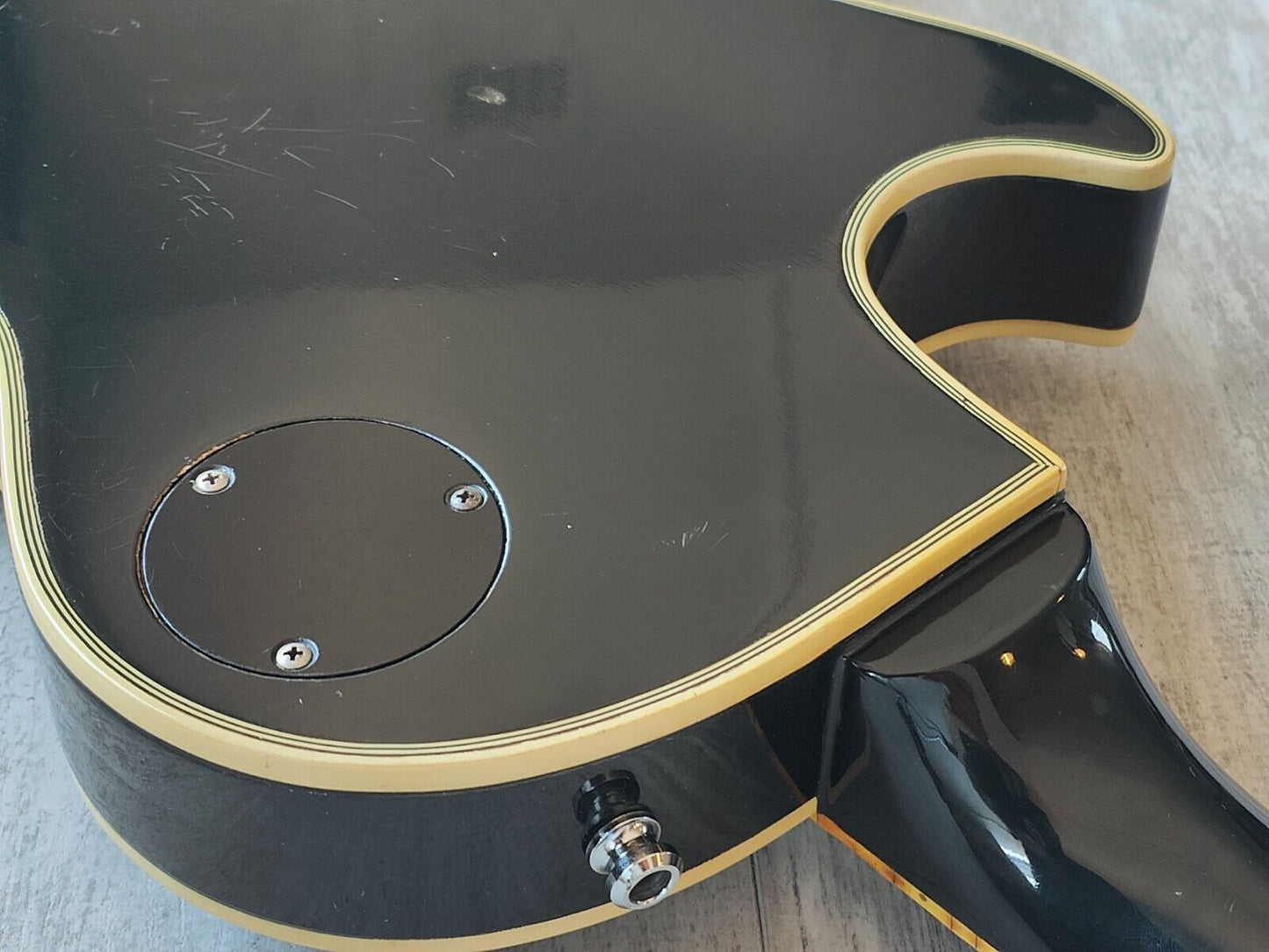 1977 Greco Japan EG-600PB Les Paul Custom Black Beauty (Ebony)