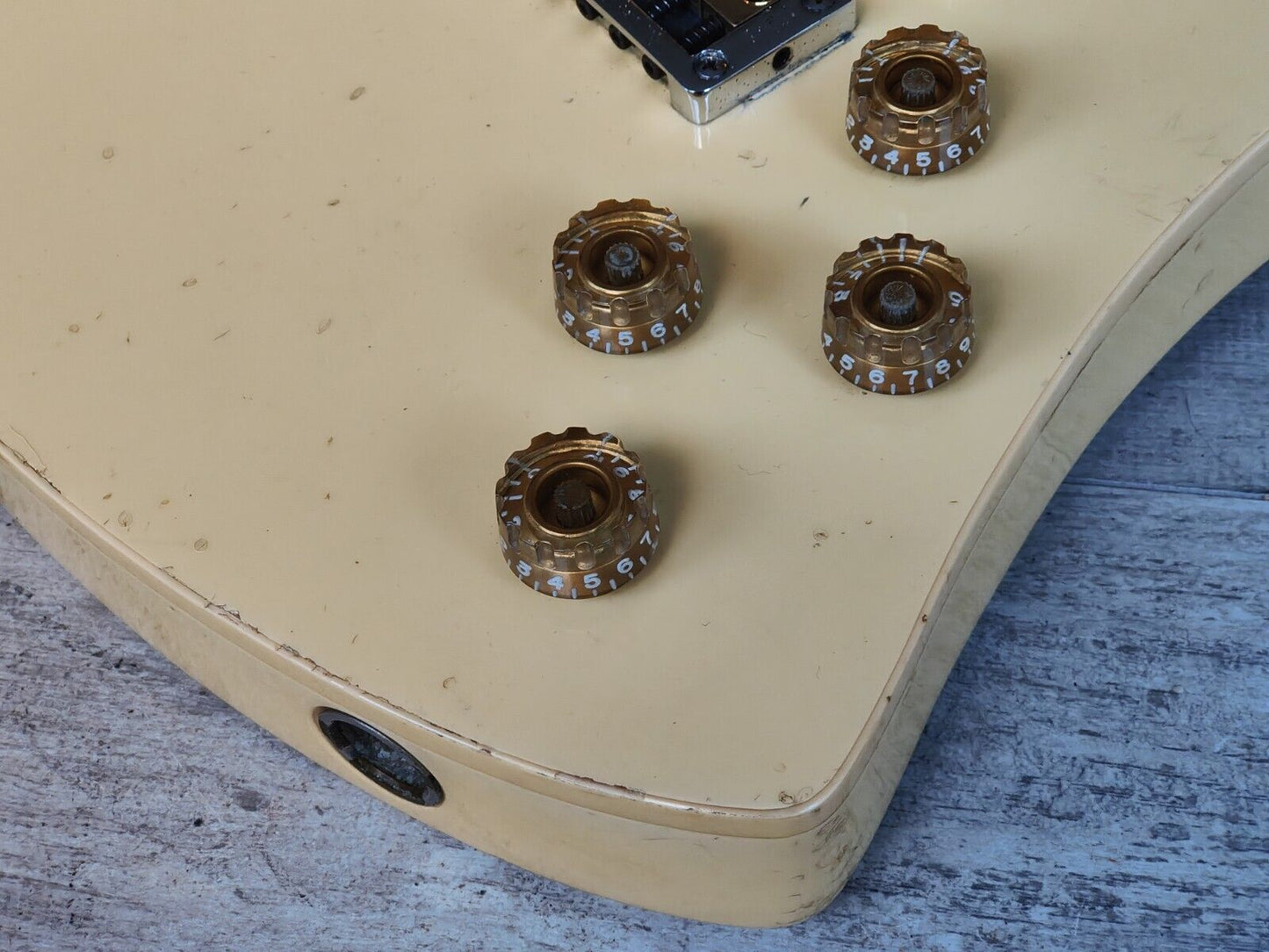 1983 Washburn Japan A-10 Stage Series Explorer (White)