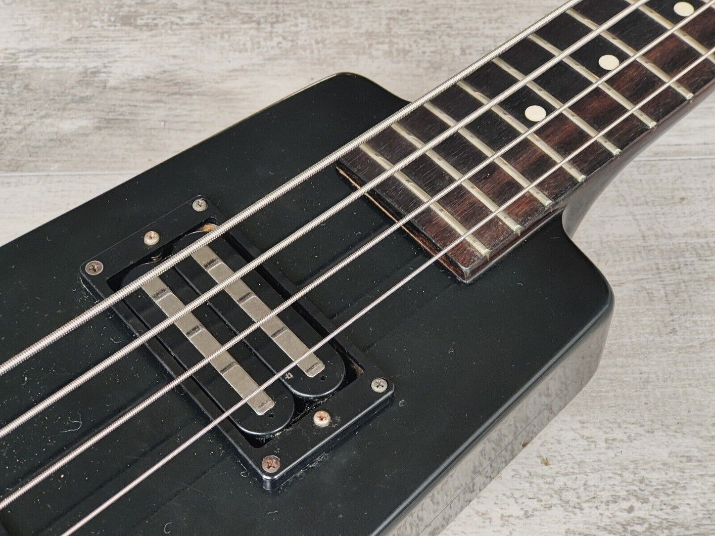 1980's Japanese Headless Paddle Bass (Black)