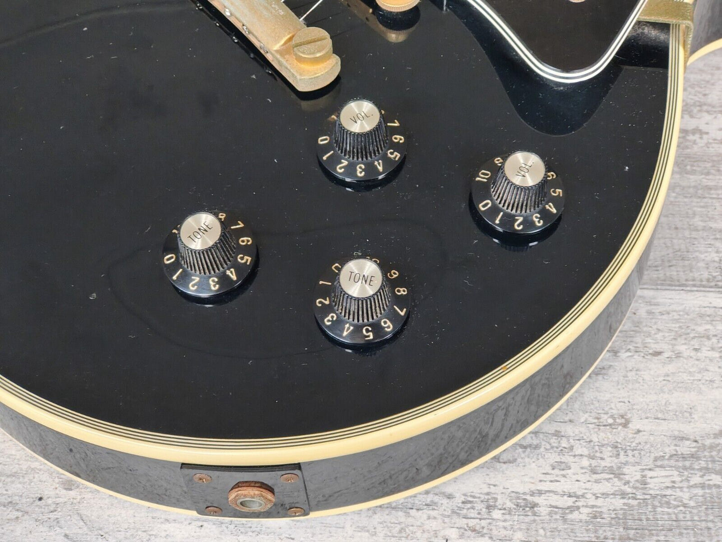 1989 Greco Japan EGC-650 Les Paul Custom w/"Soft V" Neck Profile (Ebony)