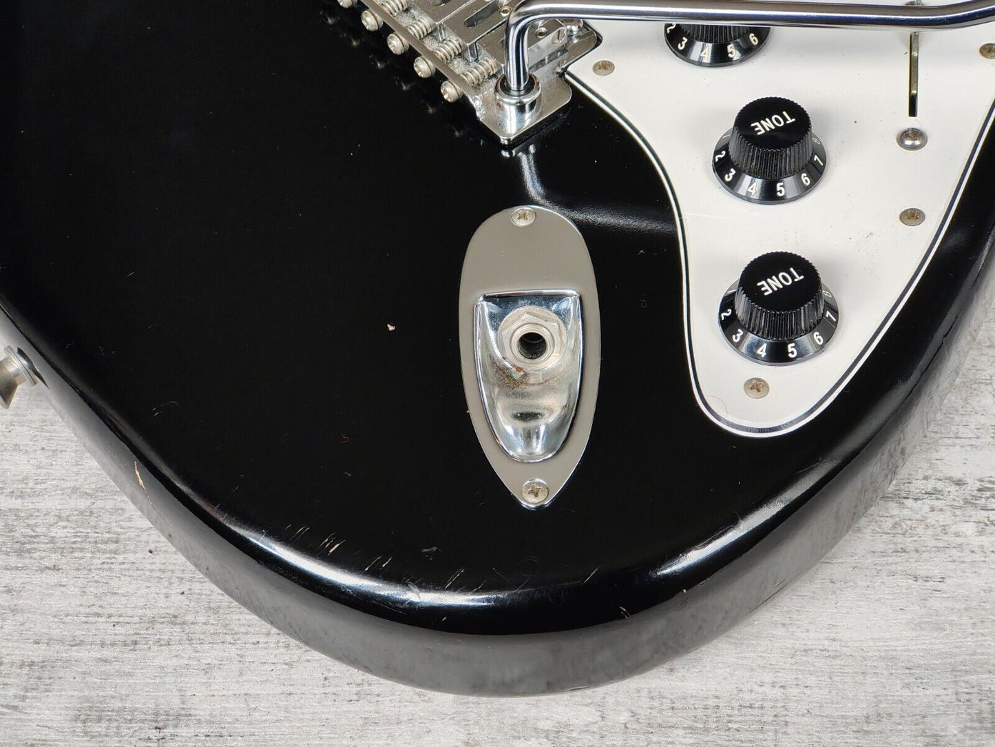 1990's Fender Japan ST-72SC '72 Reissue Scalloped Stratocaster (Black)