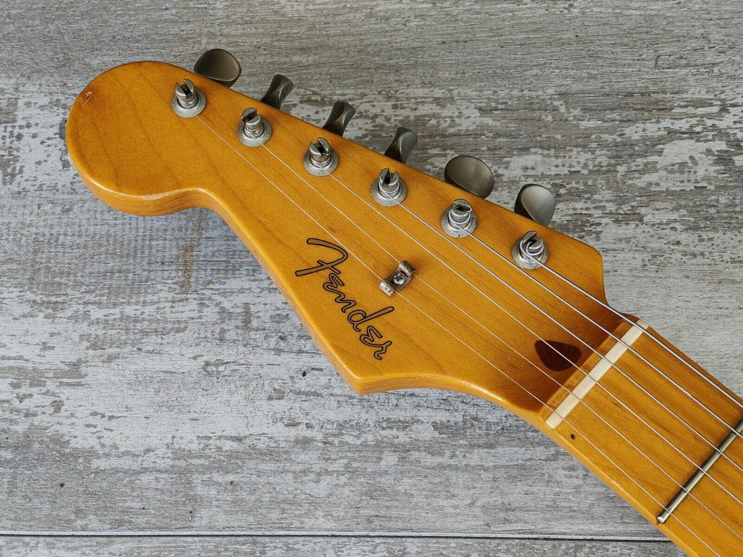 2006 Fender Japan ST57-72L LH Left Handed '57 Reissue Stratocaster (Sunburst)