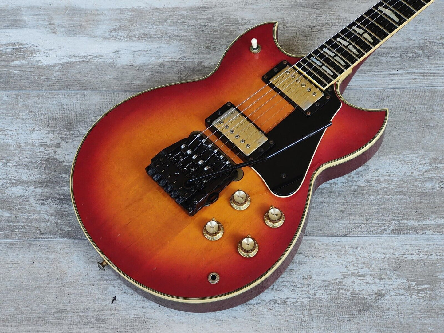 1979 Yamaha Japan SG-2000 Neckthrough Double Cutaway w/Tremolo (Cherry Sunburst)