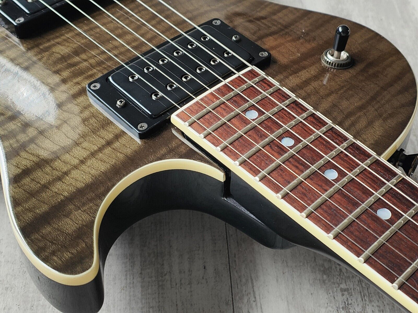 2001 Burny LG-550 Les Paul (Flame Grey/Black)