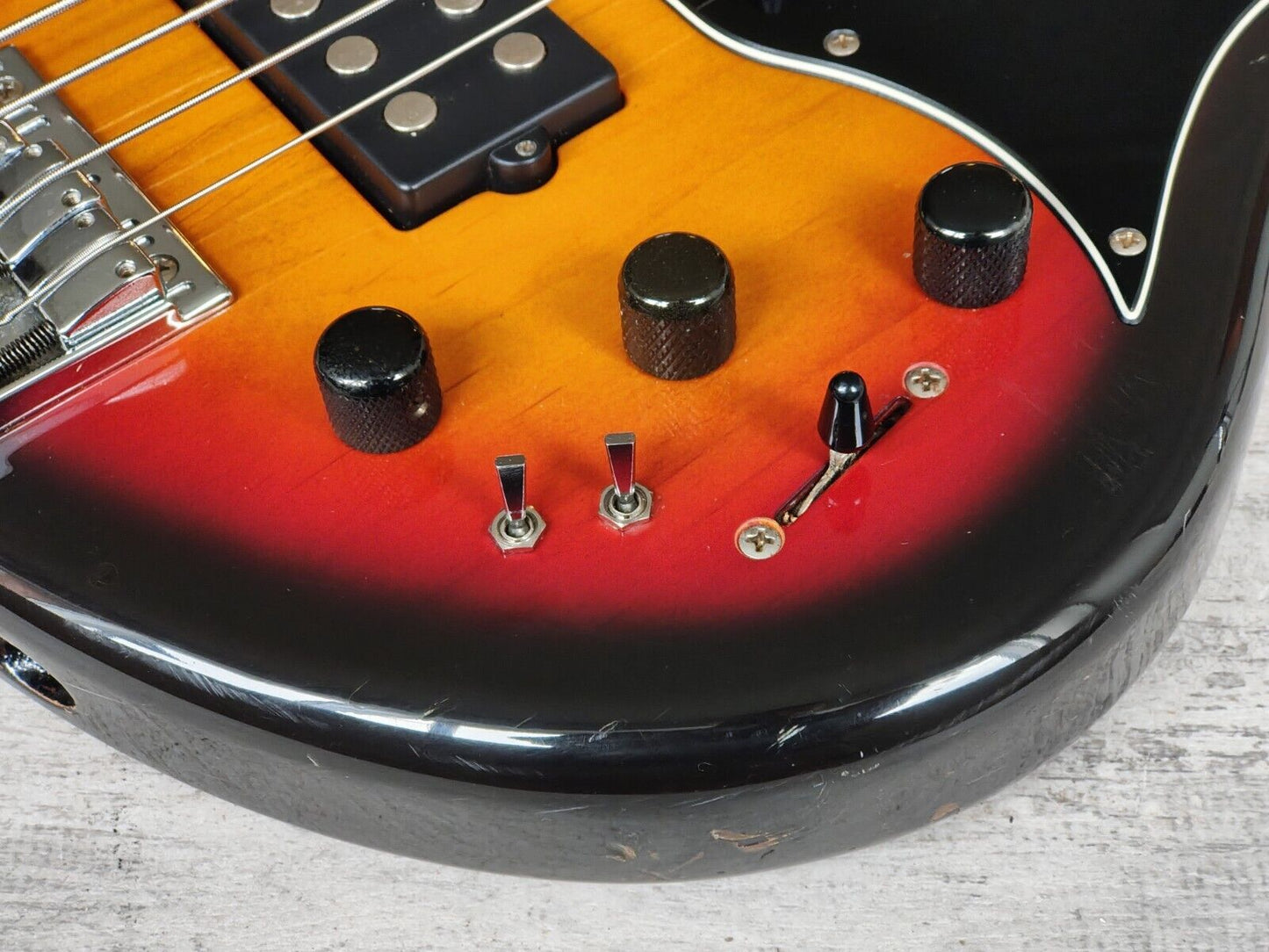 2002 Fernandes Japan FRB-65 Atlas Bass w/Bartolini Preamp (Sunburst)