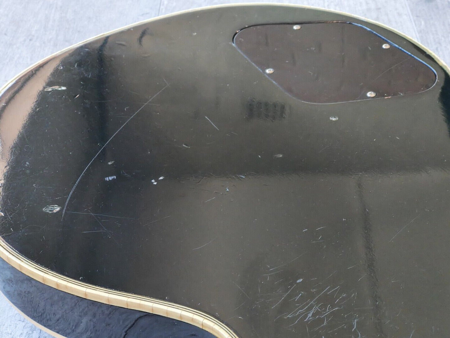 1976 Aria Pro II Japan LC-500 Les Paul Custom (Black/Ebony)