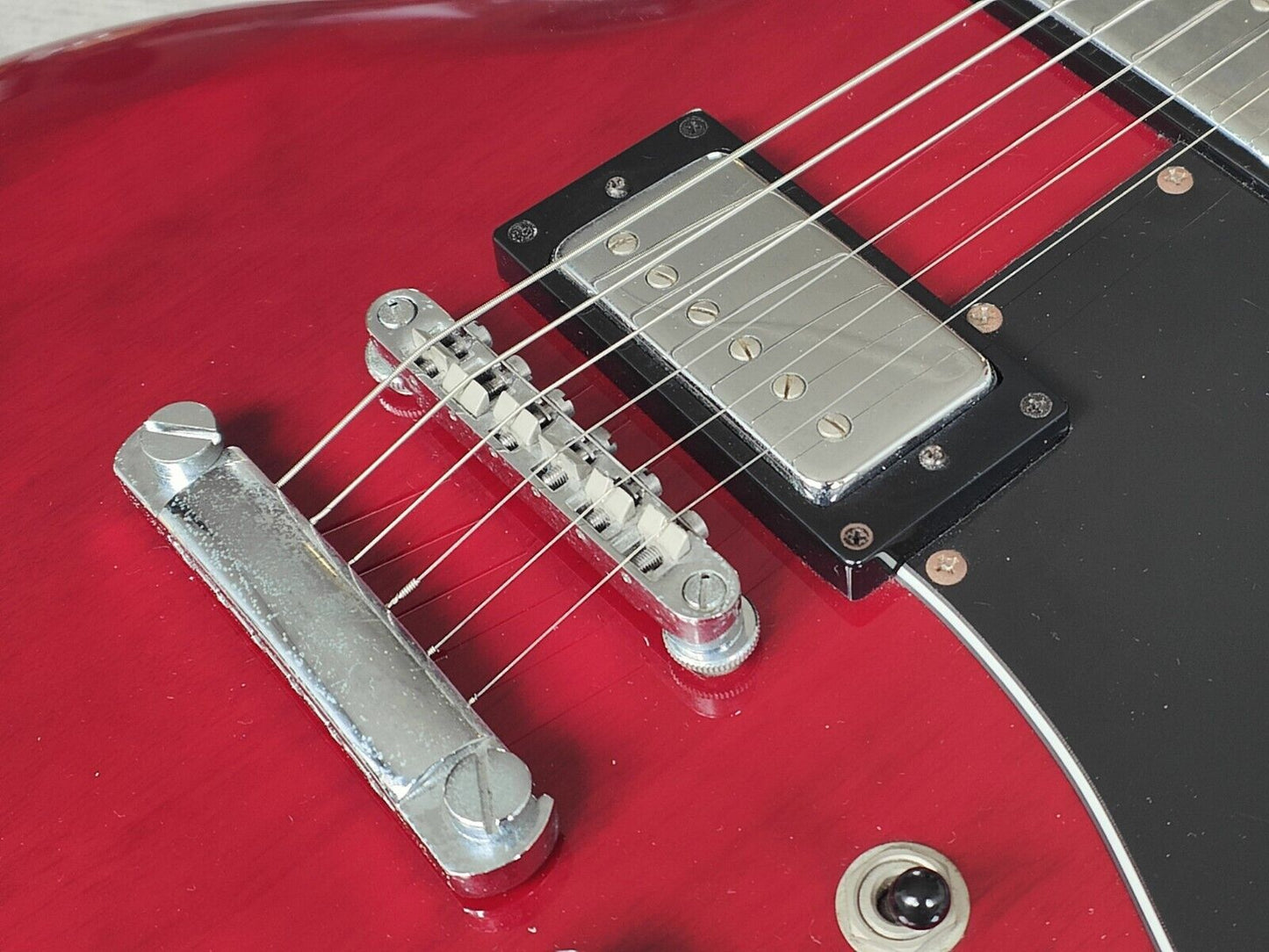1999 Washburn WI-64 Single Cutaway (Cherry Red)