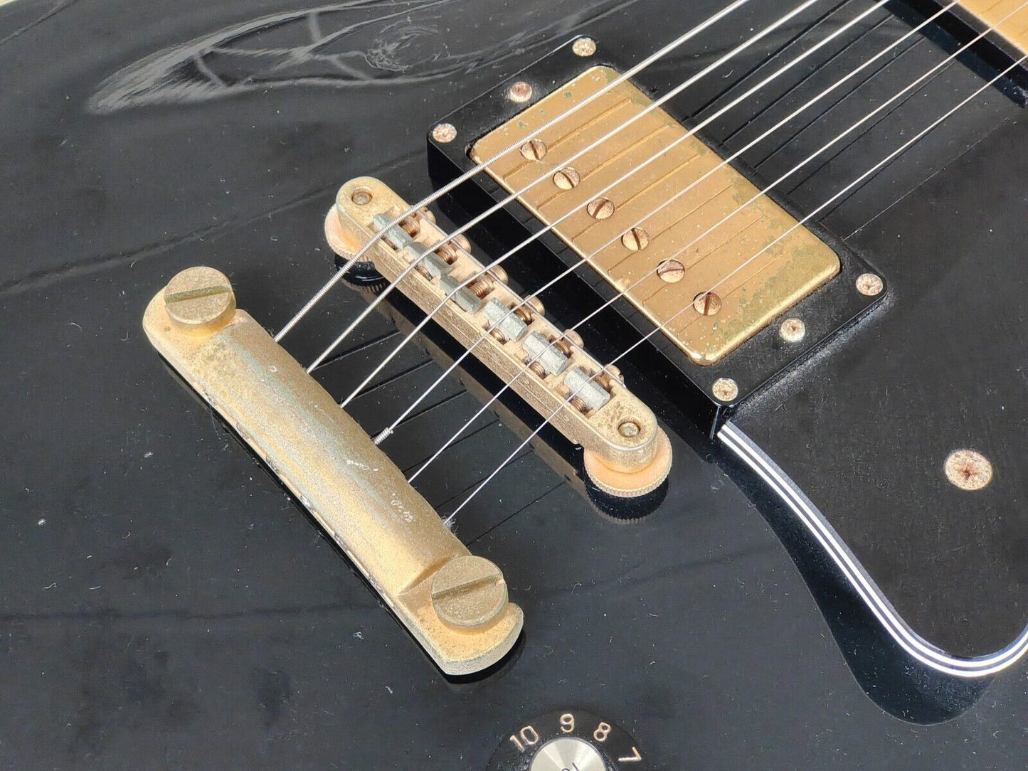 1989 Greco Japan EGC-650 Les Paul Custom w/"Soft V" Neck Profile (Ebony)