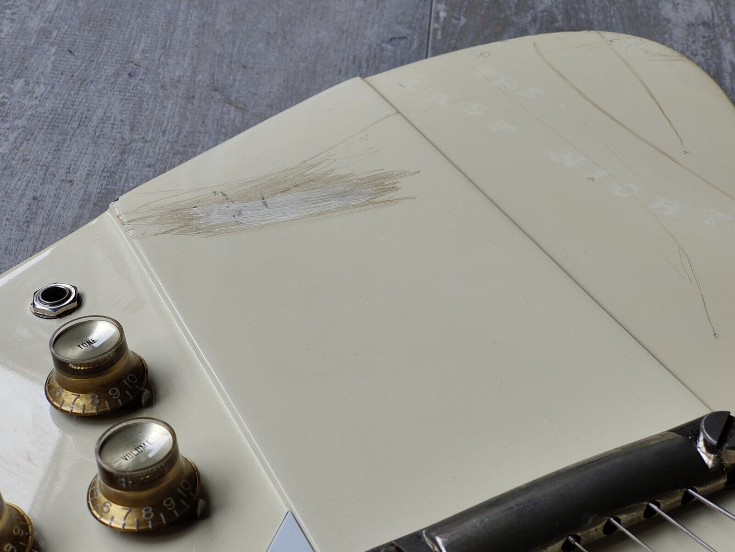 1989 Burny (by Fernandes Japan) RFB-80 Reverse Firebird (Vintage White)