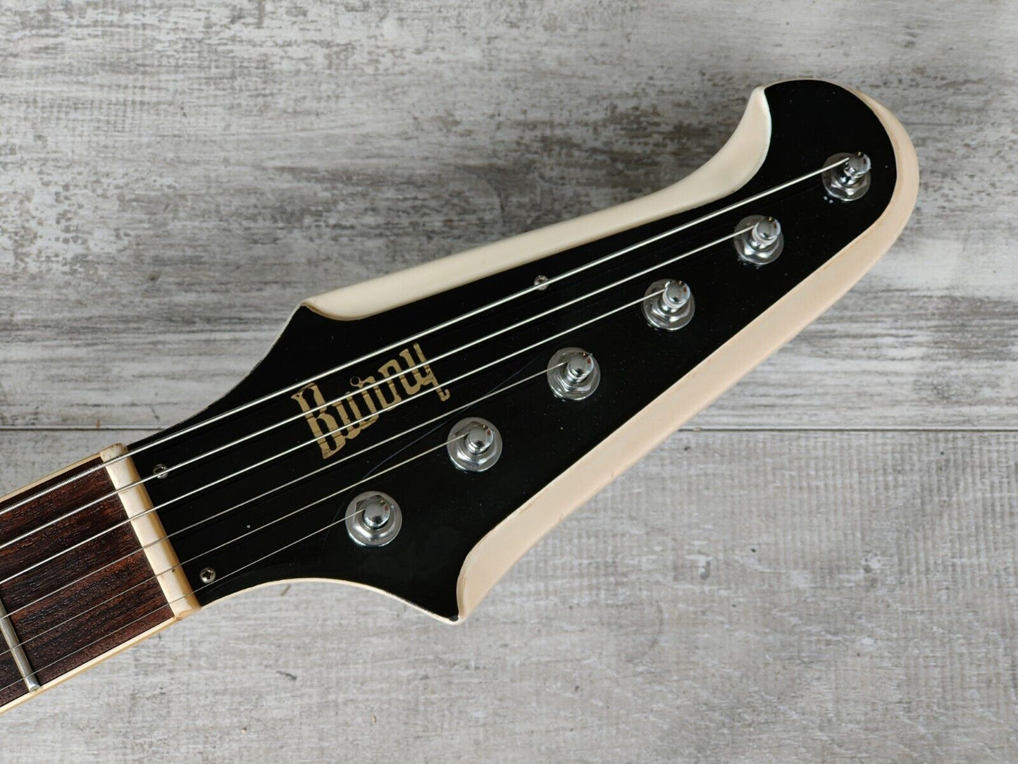 1989 Burny (by Fernandes Japan) RFB-80 Reverse Firebird (Vintage White)