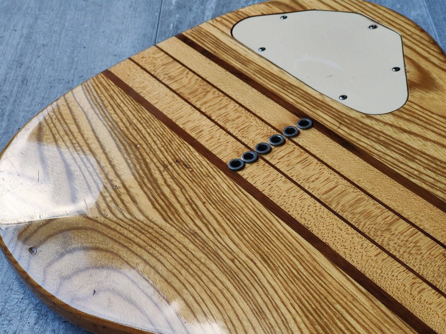 1979 Aria Pro II Japan (Matsumoku) TS-600 Neckthrough Double Cutaway (Natural)