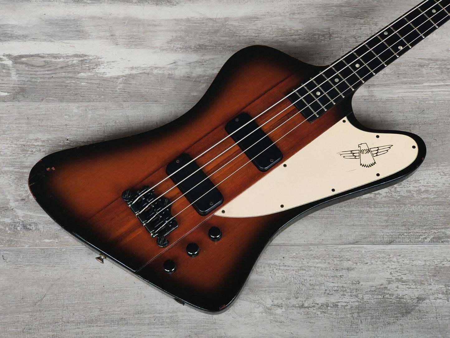 1990 Gibson USA Thunderbird IV Neckthrough Bass (Vintage Brown Sunburst)