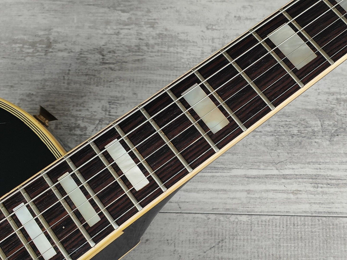 1974 Greco Japan EG-650B Les Paul Custom (Ebony/Black)