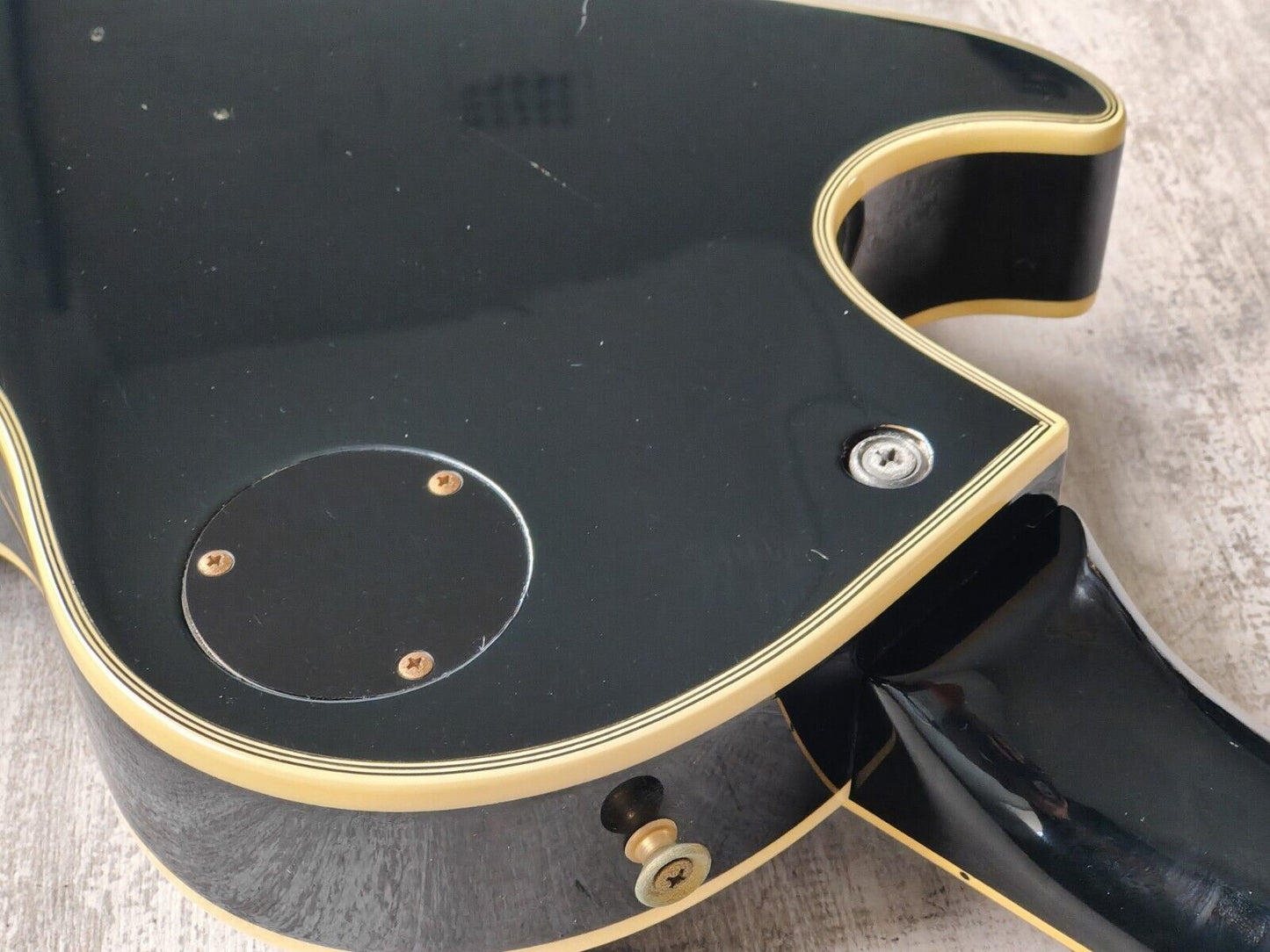 1989 Greco Japan EGC-650 Les Paul Custom w/"Soft V" Neck Profile (Ebony)