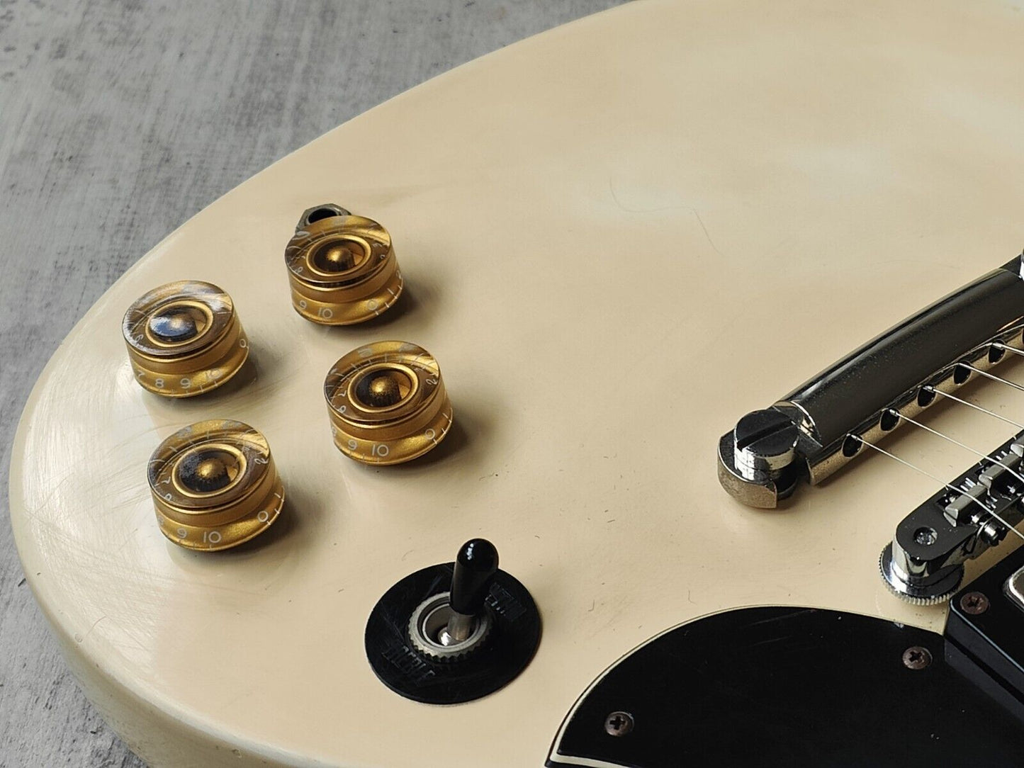 1990 Greco '61 Reissue SG (Vintage White)