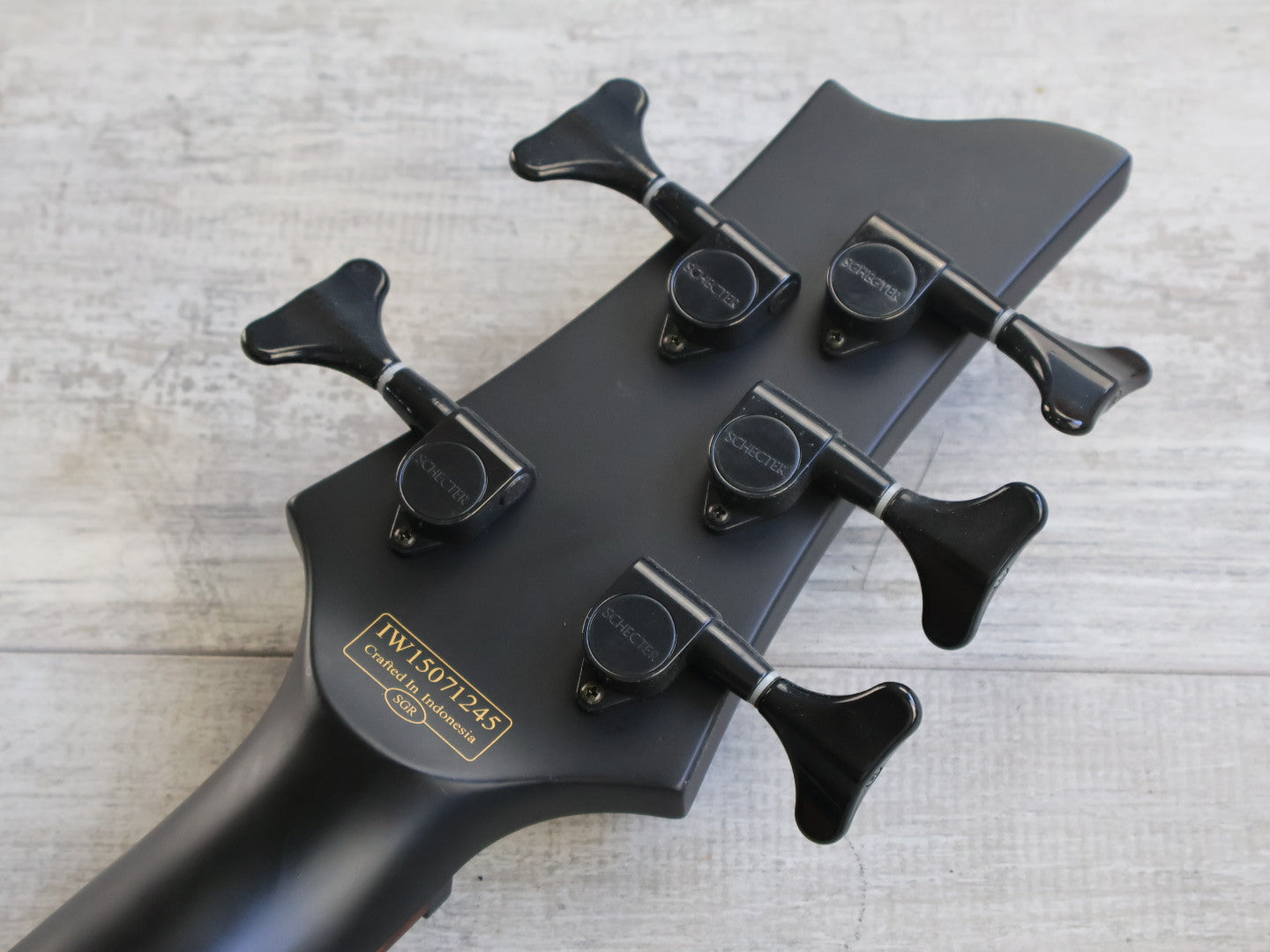 Schecter Stiletto Stealth-5 5-String Bass (Satin Black)