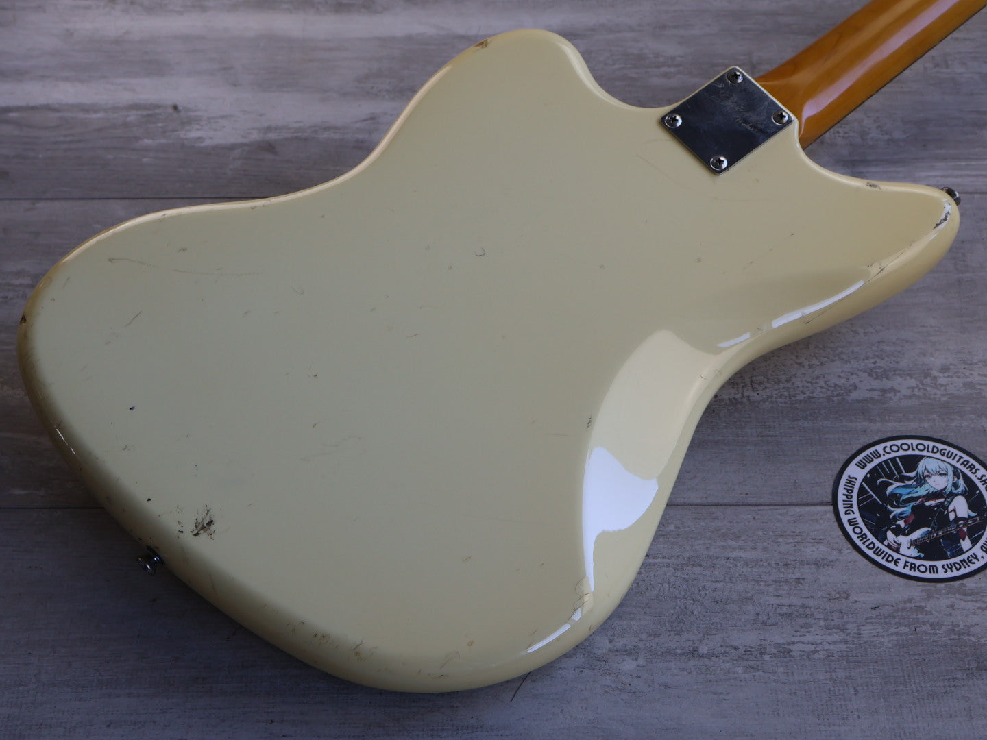 2014 Squier "J Mascis" Jazzmaster w/Rosewood Fingerboard (Vintage White/Gold)