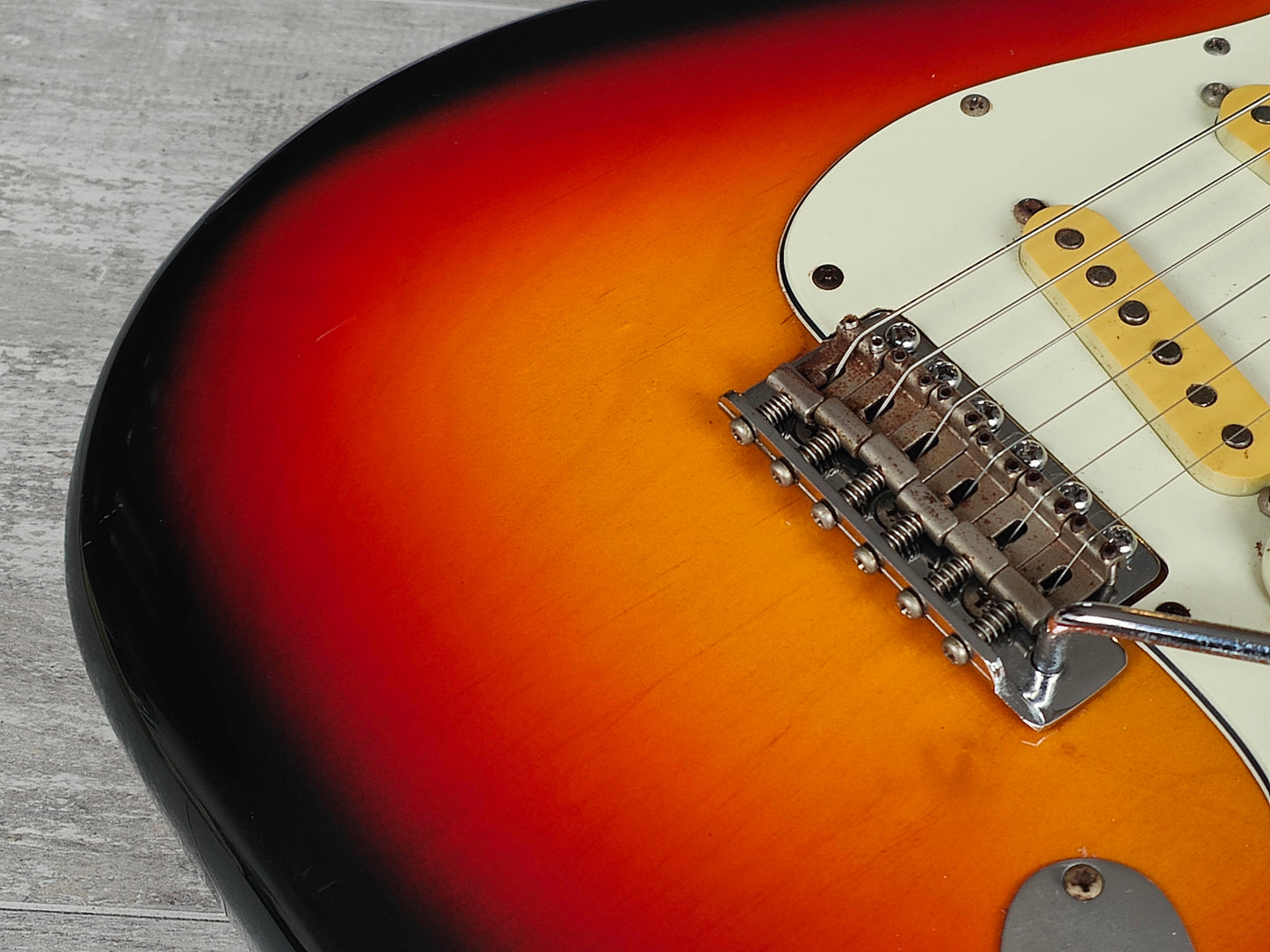 1980's Navigator (by ESP Japan) Custom Order Stratocaster w/Van Zandt Pickups (Three-Tone Sunburst)