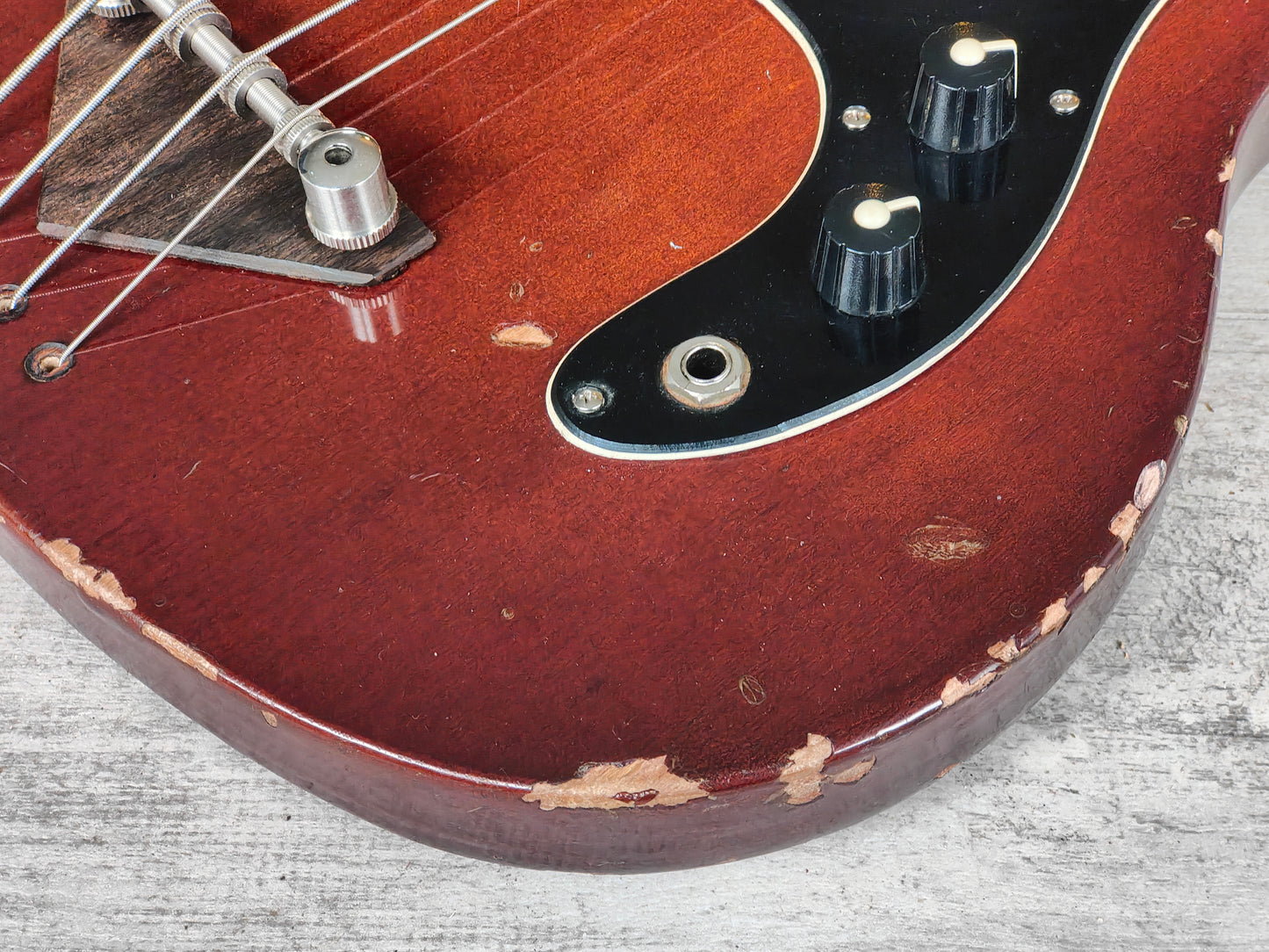 1970's Maya SG EB Bass (Red)